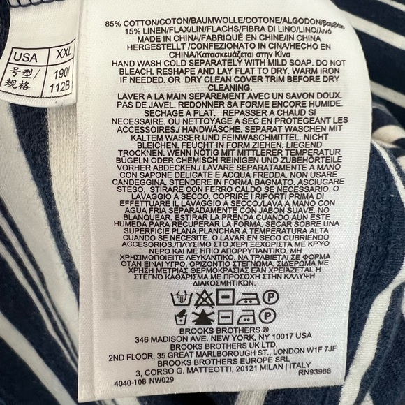 Brooks Brothers Pique Polo in Slim XXL. - Picture 12 of 12
